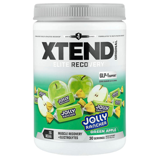 XTEND, Elite Recovery, Jolly Rancher Green Apple, 14.7 oz (417 g)