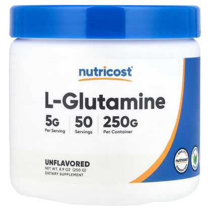 Nutricost, L-Glutamine, Unflavored, 8.9 oz (250 g)