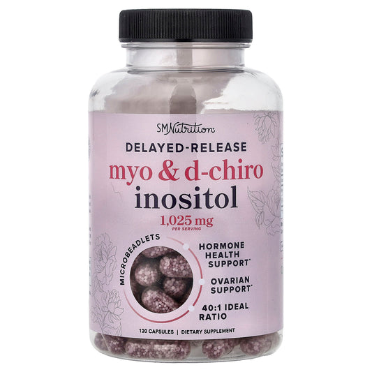 SMNutrition, Myo & D-Chiro Inositol, Delayed-Release, 120 Capsules