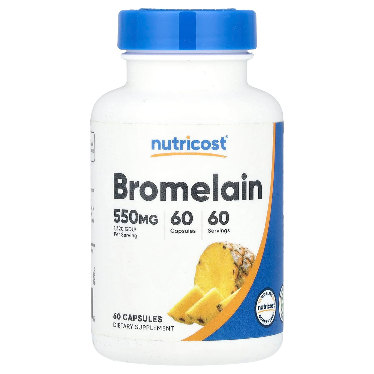 Nutricost, Bromelain, 550 mg, 60 Capsules