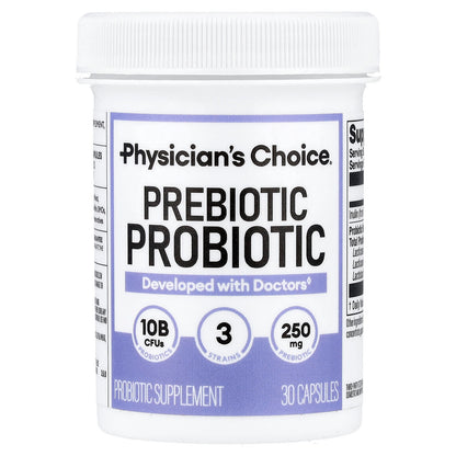 Physicians Choice Prebiotic and Probiotic Blend Organic Inulin 30 Capsules