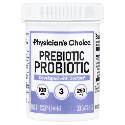 Physicians Choice Prebiotic and Probiotic Blend Organic Inulin 30 Capsules