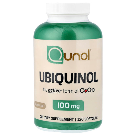 Qunol, Ubiquinol, 100 mg, 120 Softgels