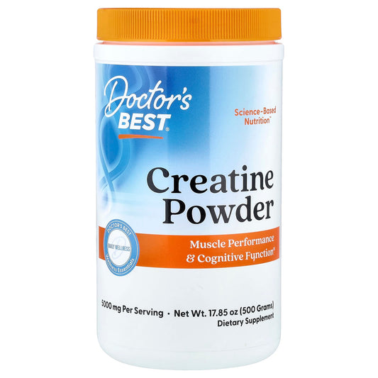 Doctor's Best, Creatine Powder, Unflavoured, 500 g (17.85 oz)