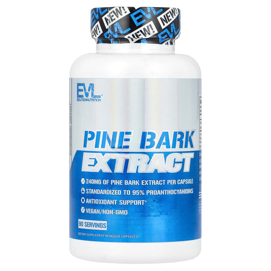 EVLution Nutrition, Pine Bark Extract, 90 Veggie Capsules (240 mg per Capsule)