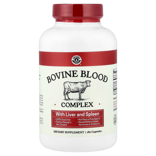 Left Coast Performance, Bovine Blood Complex With Liver and Spleen, 180 Capsules