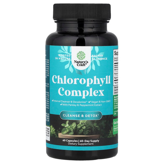 Nature's Craft, Chlorophyll Complex, 60 Capsules