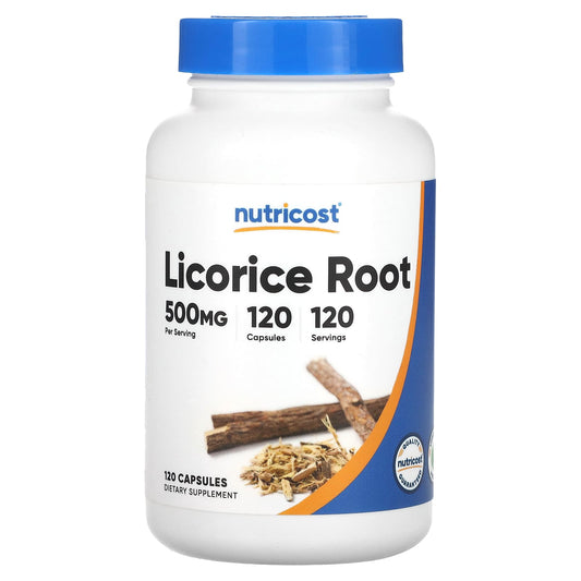Nutricost, Liquorice Root, 500 mg, 120 Capsules