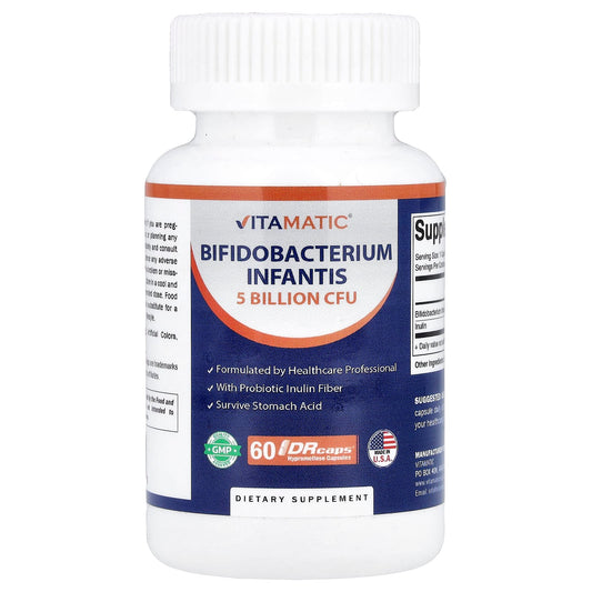 Vitamatic, Bifidobacterium Infantis, 60 DRcaps® Hypromellose Capsules