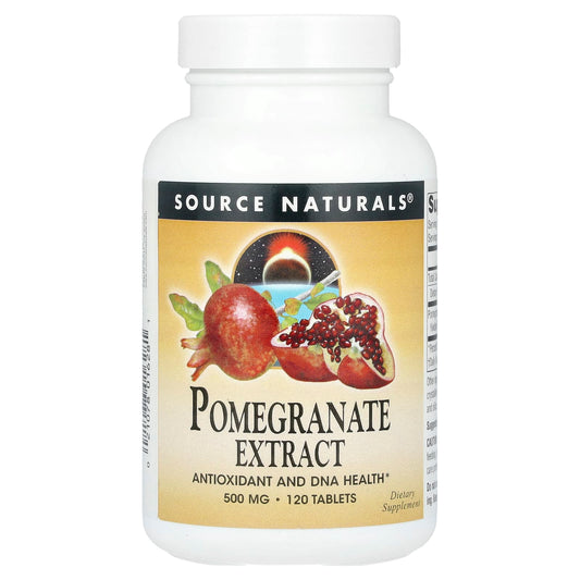 Source Naturals, Pomegranate Extract, 500 mg, 120 Tablets