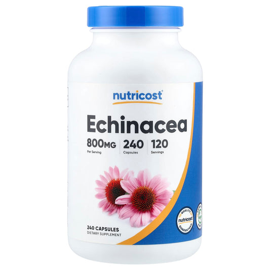 Nutricost, Echinacea, 240 Capsules (400 mg per Capsule)