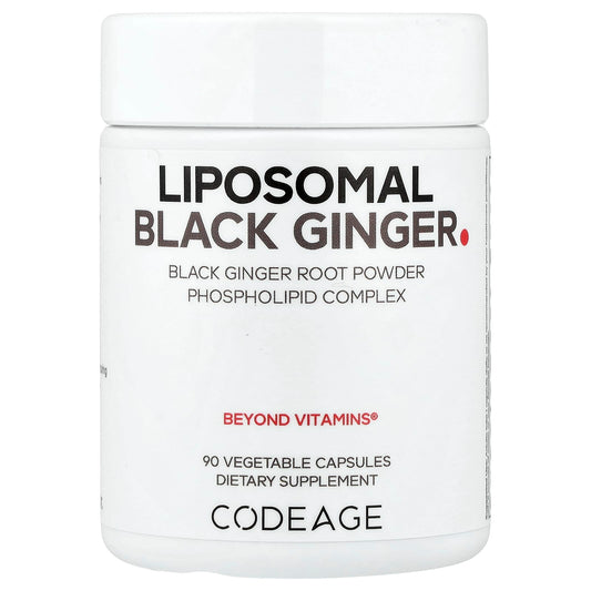 Codeage, Liposomal Black Ginger, 90 Vegetable Capsules (500 mg per Capsule)