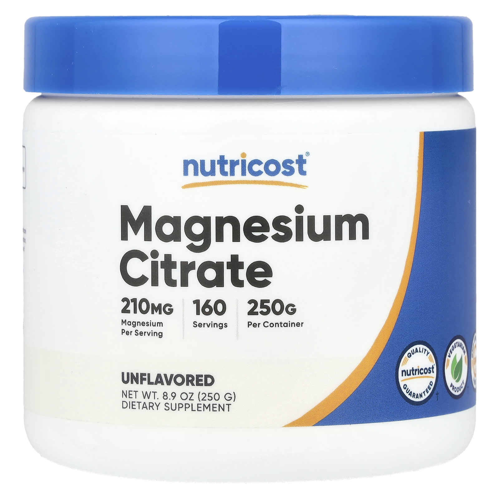 Nutricost, Magnesium Citrate, Unflavoured, 8.9 oz (250 g)