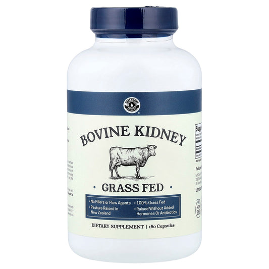 Left Coast Performance, Bovine Kidney, 180 Capsules (500 mg per Capsule)