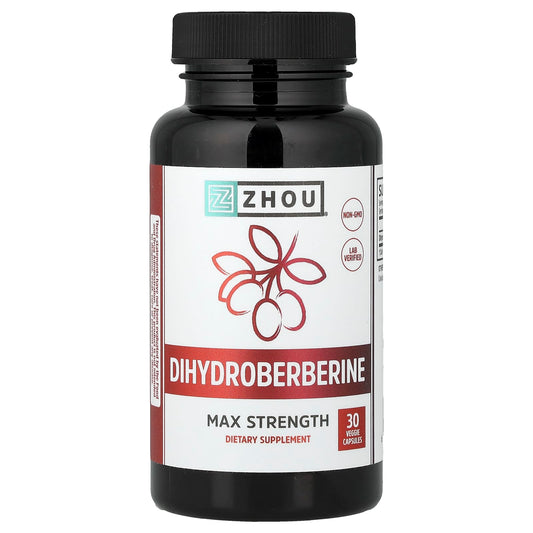 Zhou Nutrition, Dihydroberberine, 30 Veggie Capsules (100 mg per Capsule)