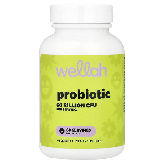 Wellah, Probiotic, 60 Capsules