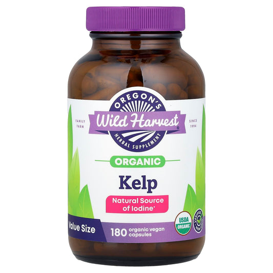 Oregon's Wild Harvest, Organic Kelp, 180 Organic Vegan Capsules