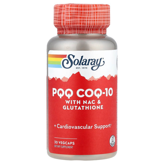 Solaray PQQ CoQ-10 with NAC & Glutathione 30 VegCaps
