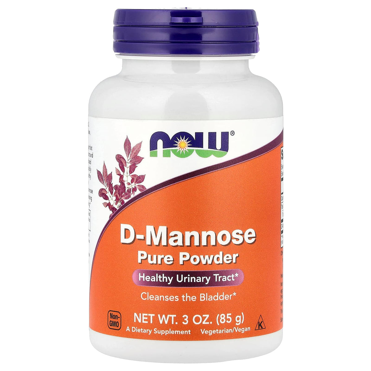 NOW Foods D-Mannose Pure Powder 3 oz (85 g) Urinary