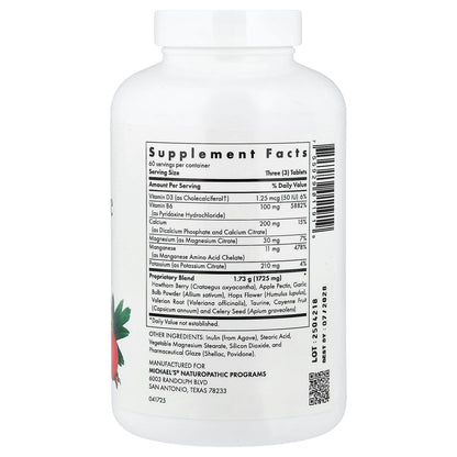 Michael's Naturopathic, Blood Pressure Factors, 180 Vegetarian Tablets
