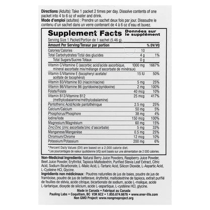 Ener-C, Bubbly Multivitamin Drink Mix, Mixed Berry, 30 Packets, 0.2 oz (5.46 g) Each