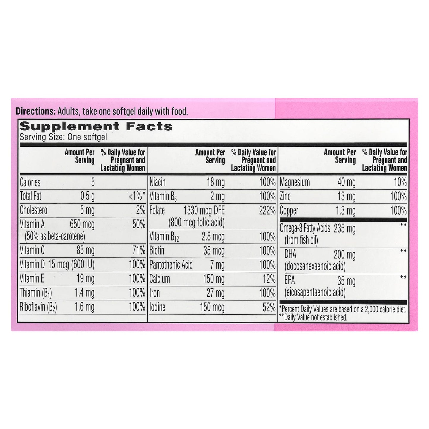 One-A-Day, Antenatal, 30 Capsules