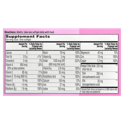 One-A-Day, Antenatal, 30 Capsules