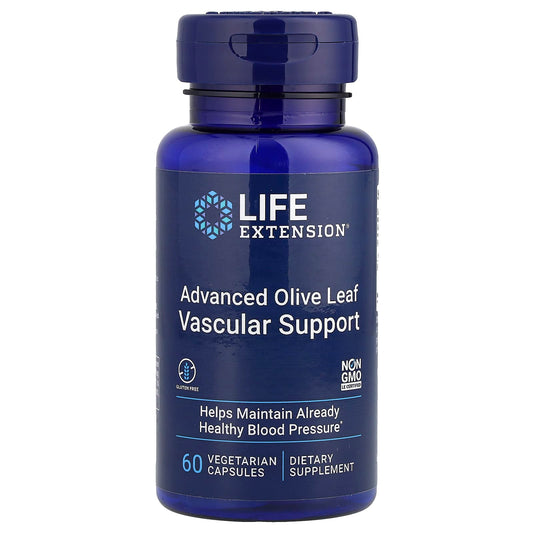Life Extension, Advanced Olive Leaf Vascular Support, 60 Vegetarian Capsules