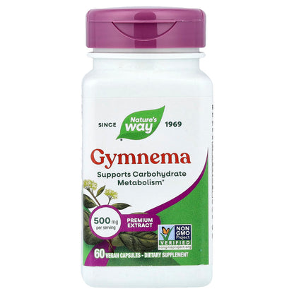Nature's Way, Gymnema, 500 mg, 60 Vegan Capsules