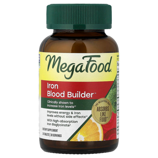 MegaFood Iron Blood Builder 30 Tabs