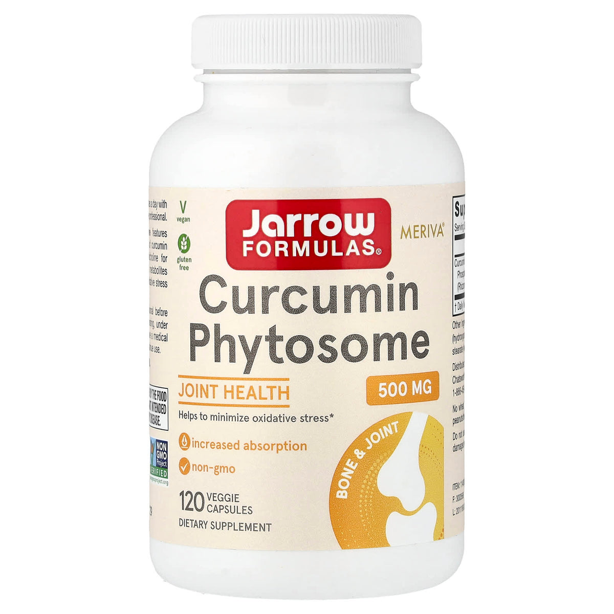 Jarrow Formulas, Curcumin Phytosome, 500 mg, 120 Veggie Caps