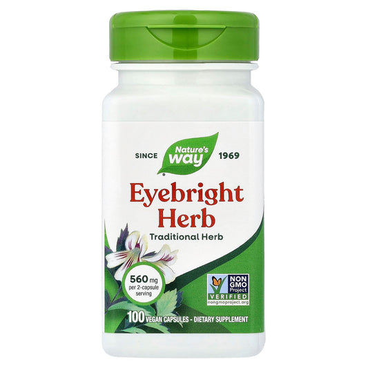 Nature's Way Eyebright Herb 280 mg 100 Veg Caps