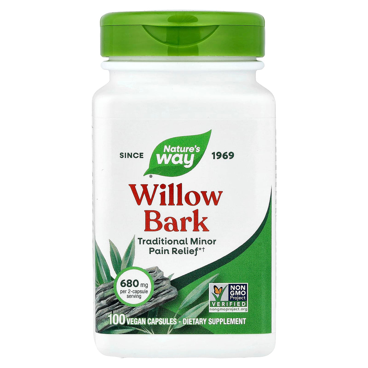 Nature's Way Willow Bark 340 mg per Capsule
