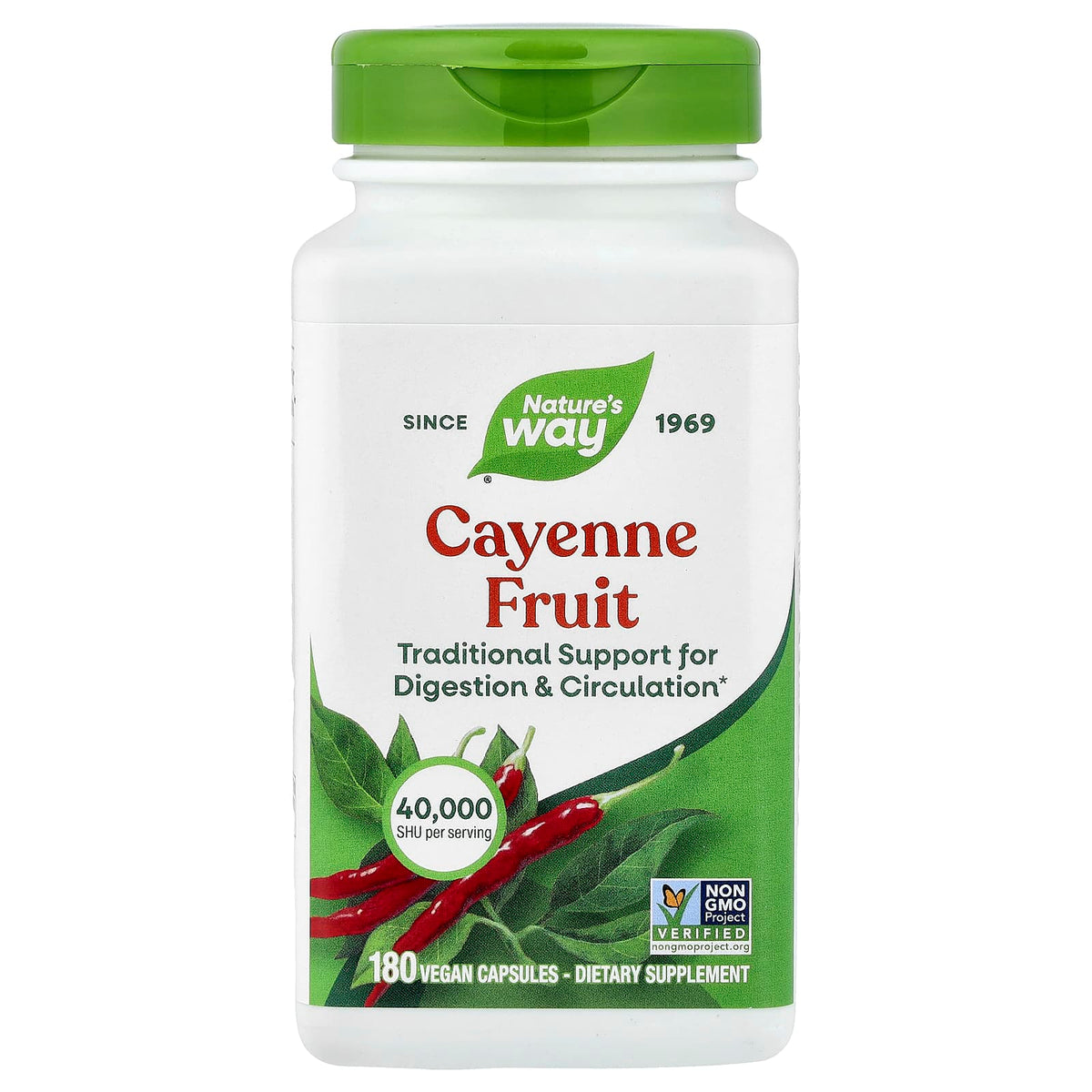 Nature's Way Cayenne Fruit 450 mg Per capsule