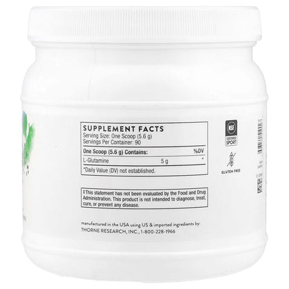 Thorne L-Glutamine 504 g (17.8 oz)