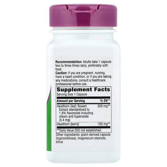Nature's Way, Hawthorn, 300 mg, 90 Vegan Capsules