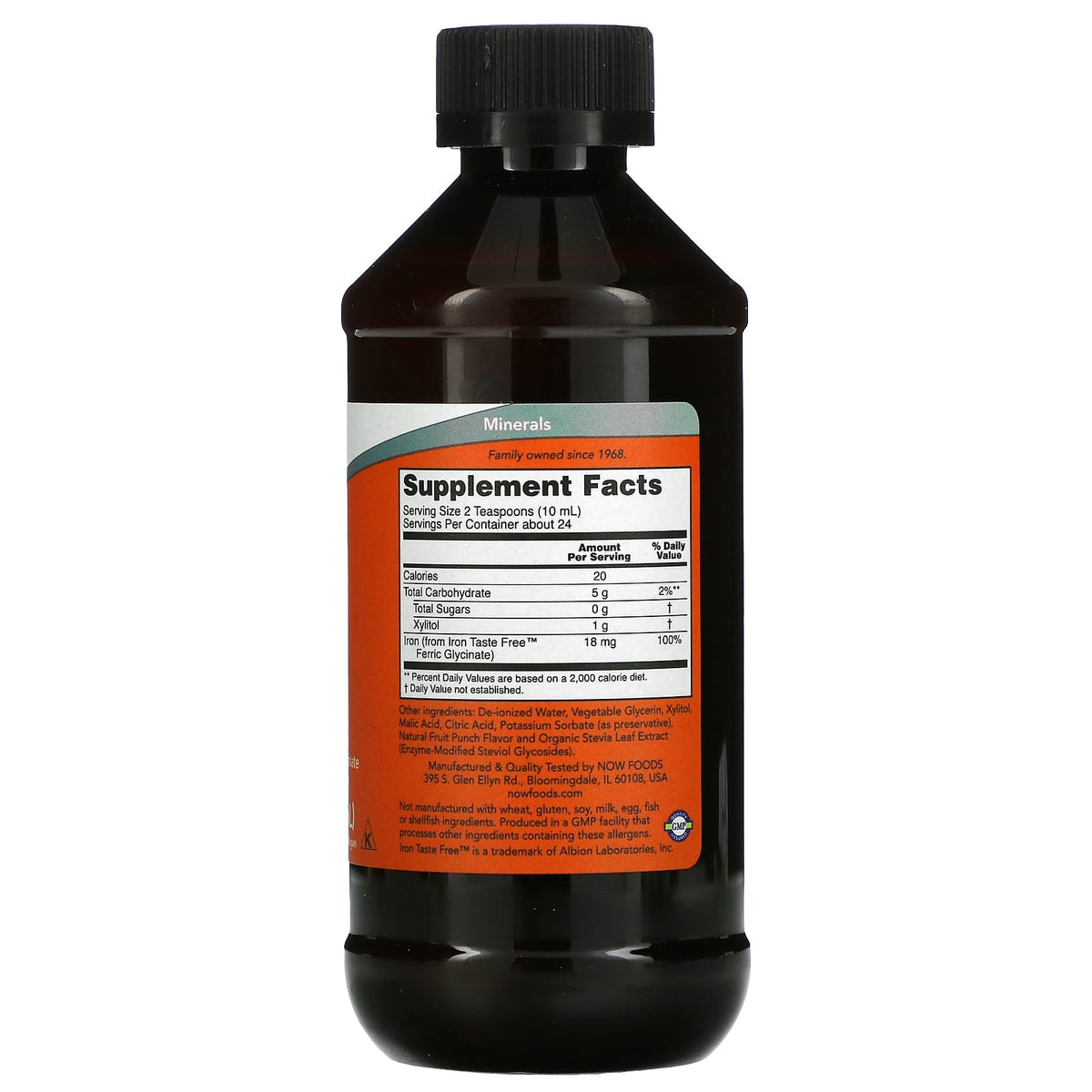 NOW Foods Iron 8 fl oz 237 ml