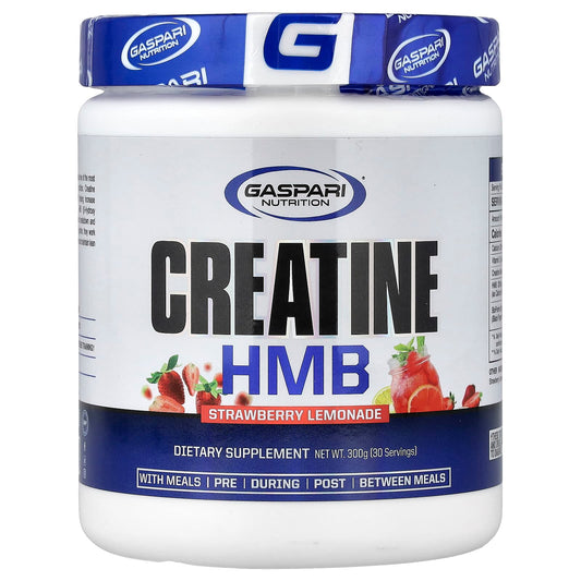 Gaspari Nutrition, Creatine HMB, Strawberry Lemonade, 300 g